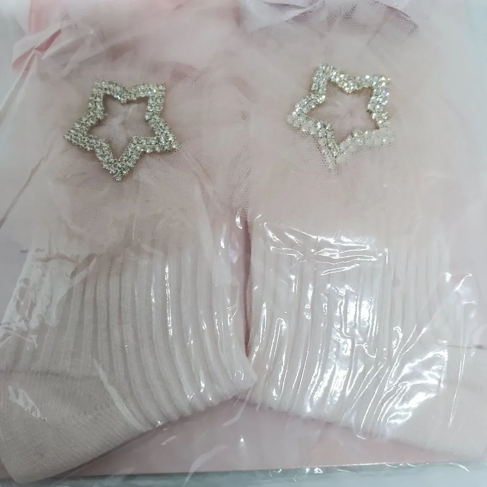 NIB Chicbaby Pink Hair Accessories & Socks